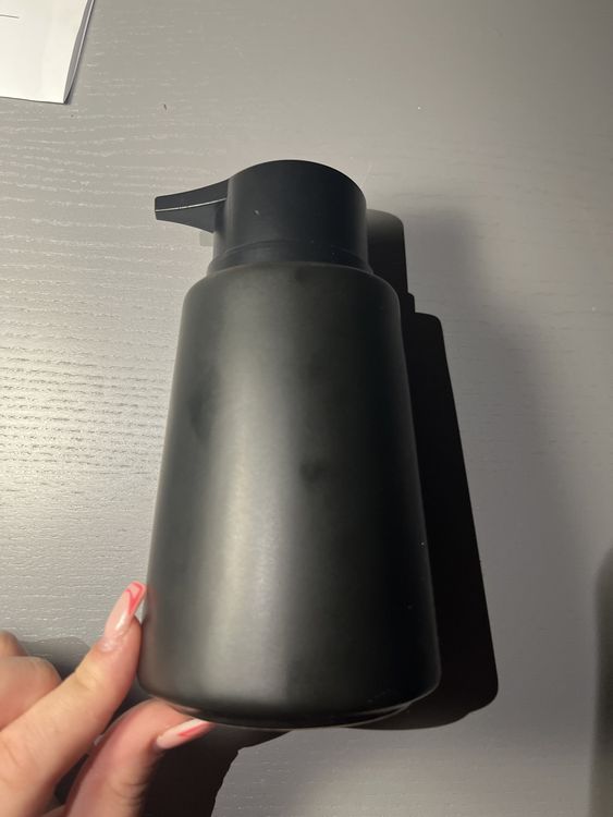 Matt Schwarzer Seifenspender - 320ml Tropffrei Für Bad & Küche