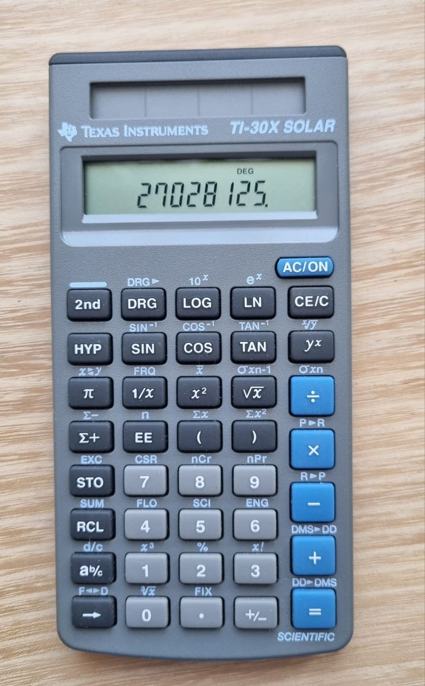 Texas Instruments Calcolatrici tascabili: Taschenrechner Texas TI-30X Solar – Usato da Ormalingen venduto da ersahisi