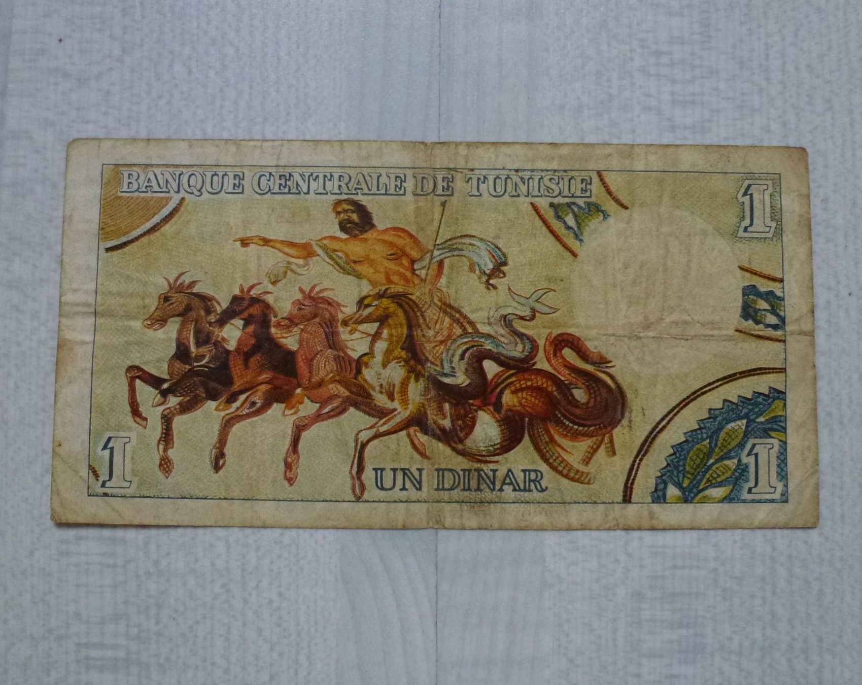 Banconote: Tunesien ++ 1 Dinar - 1.06.1965 – Usato da Walkringen venduto da Casablanca777 2