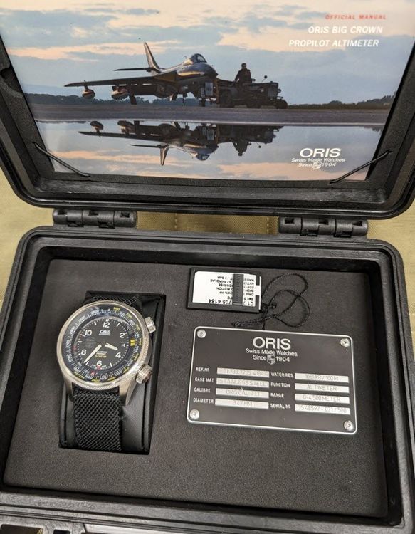 ORIS GIGN Sonderedition Altitude Pilot Watch Acheter sur Ricardo