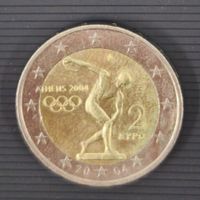 2 Euro Münze 2004 Griechenland Olympia