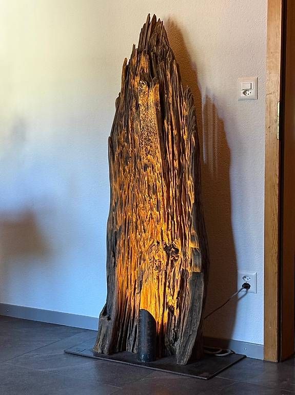 Lampes: Olivenbaum-Stehlampe – D'occasion à Unteriberg par wg52 2