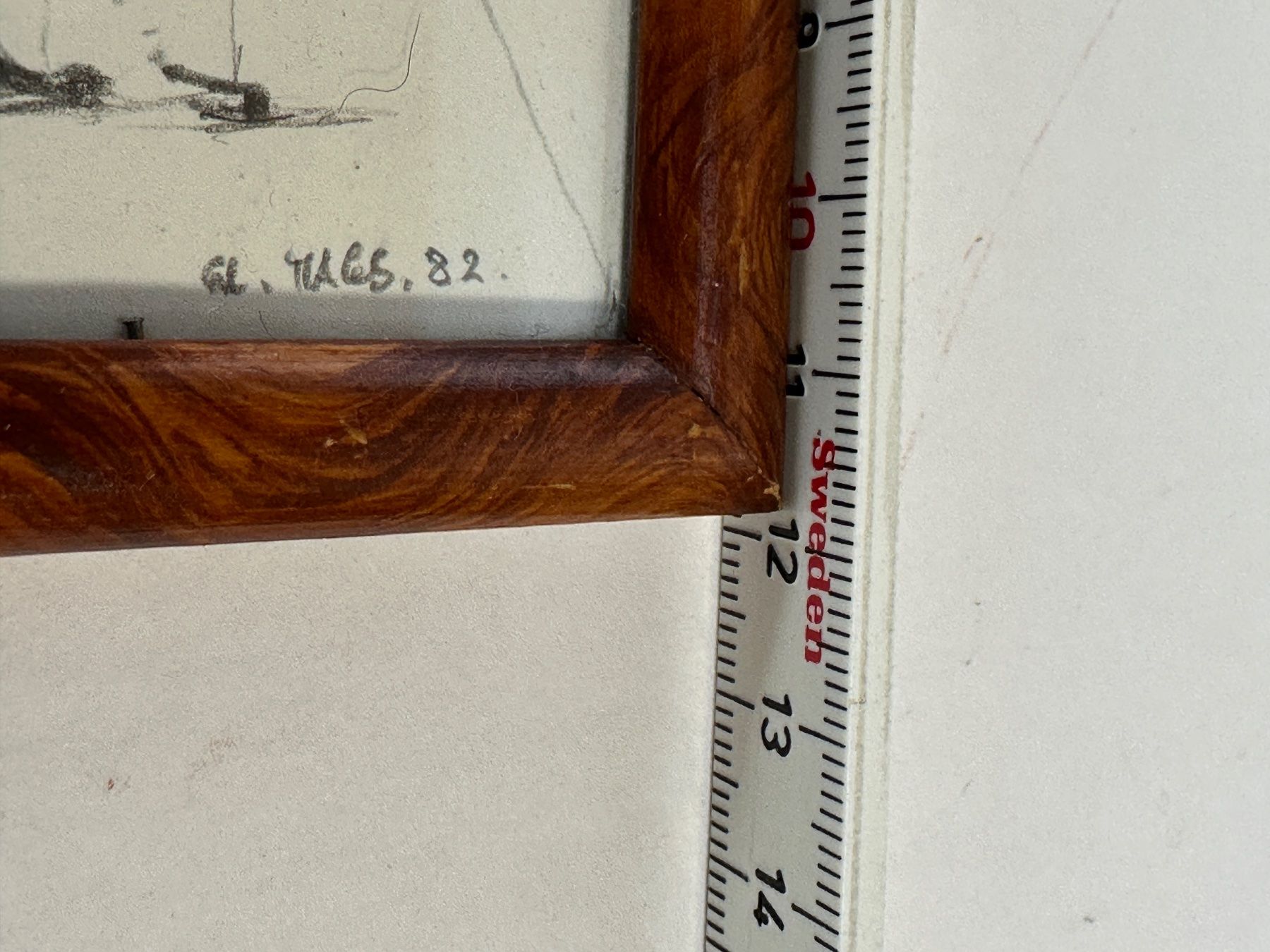Foto & Immagini: Mags Glanzmann Bleistiftzeichnung Sign. – Usato da arlesheim venduto da Art.en1 4