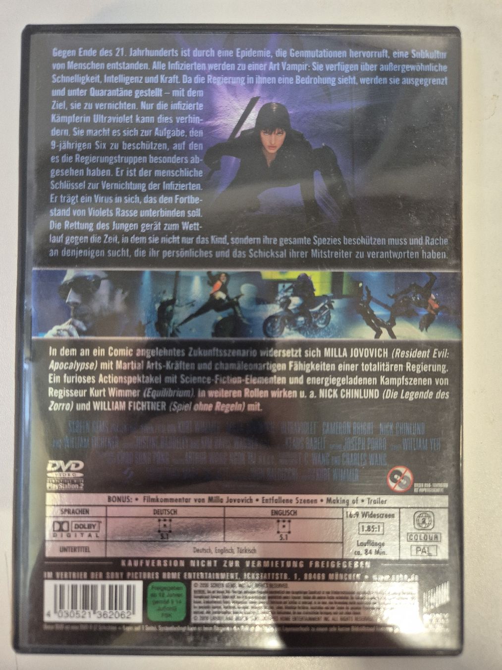 Tutti i DVDs: Ultraviolet DVD – Usato da Lindau venduto da Hammy0740 1