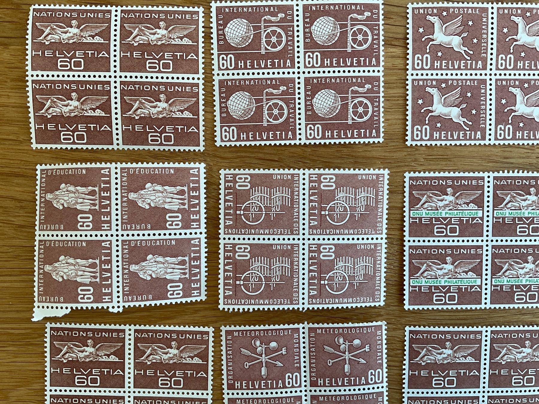 Tutti i francobolli: 60Fr Ämter Frankaturware ungestempelt postfrisch Sammlung – Nuovo (secondo la descrizione) da Wil SG venduto da Chefsugus 1