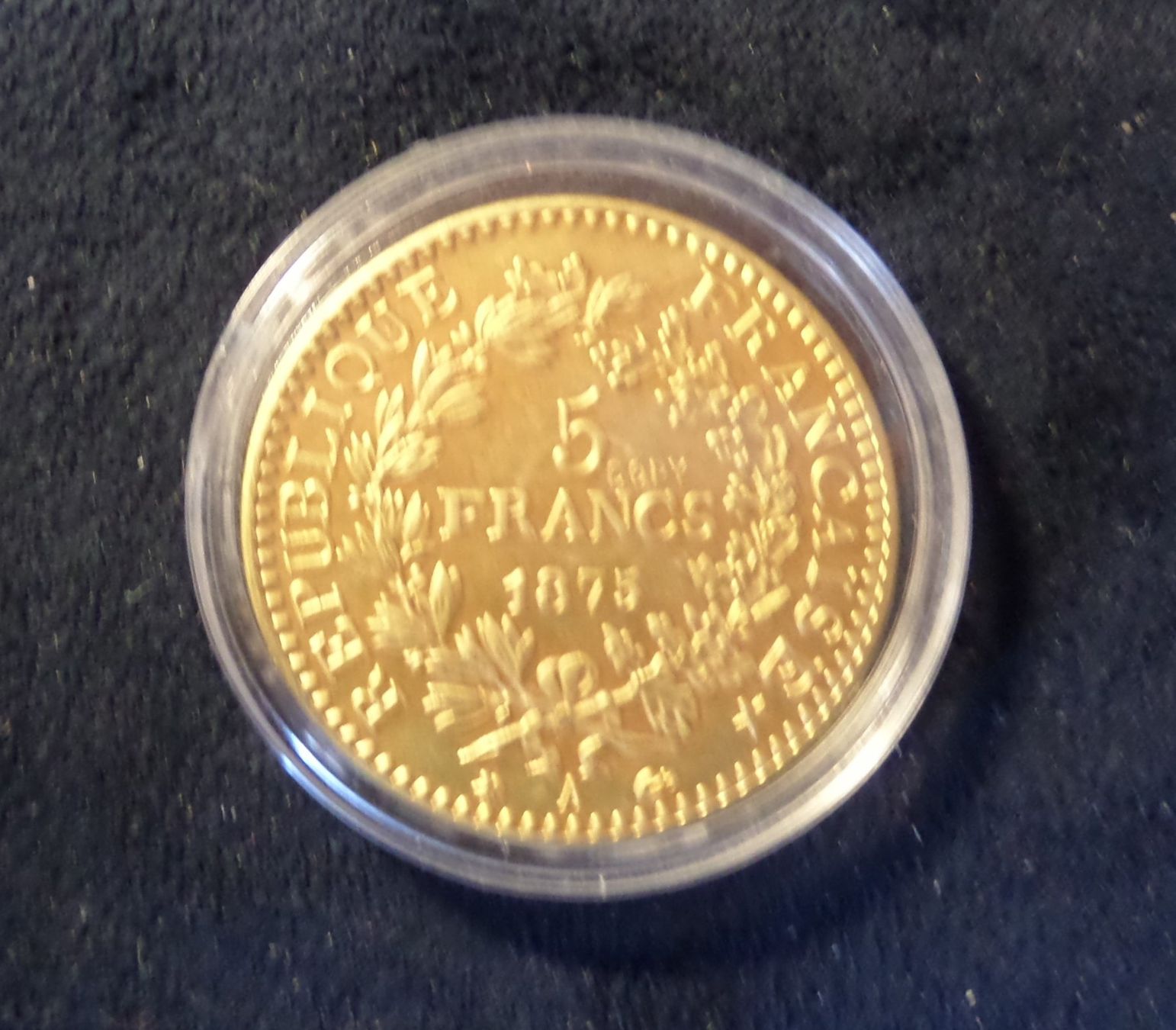 Medaillen: Médaille - 1875 FRANCS – Neu und originalverpackt aus Nyon von an54