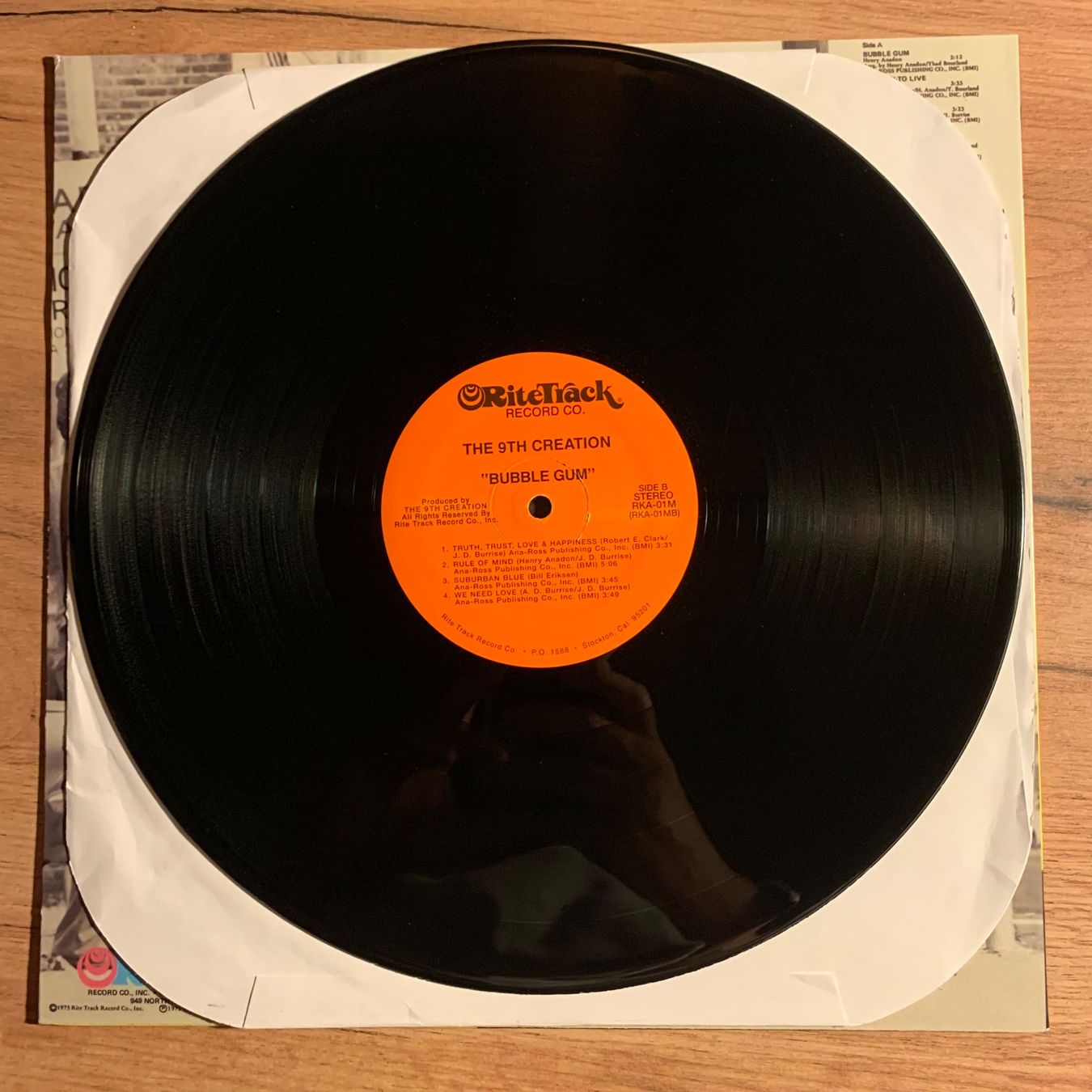 Schallplatten: The 9th Creation – Bubble Gum...RE US...VG++/VG++ – Gebraucht aus Gals von Diskopatshop 2