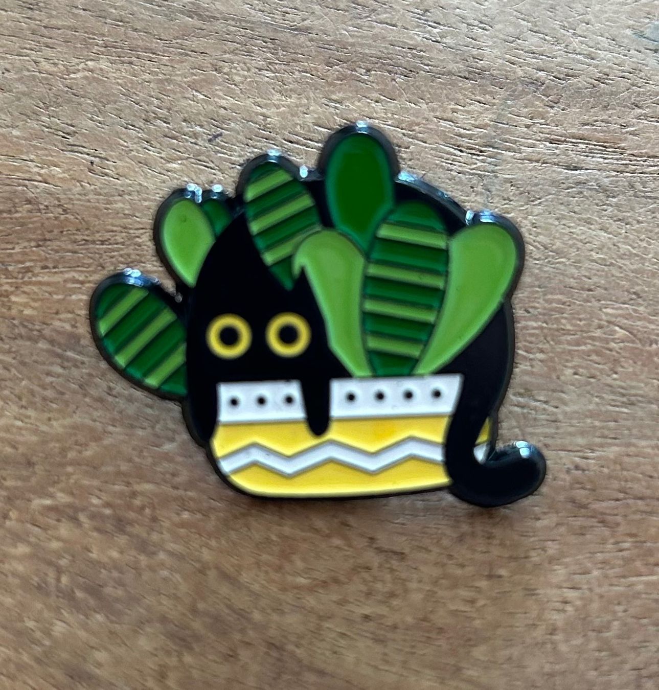 Placchette & Badge: Pin Katze Topfpflanze – Nuovo e nell'imballaggio originale da Geneve venduto da vane267