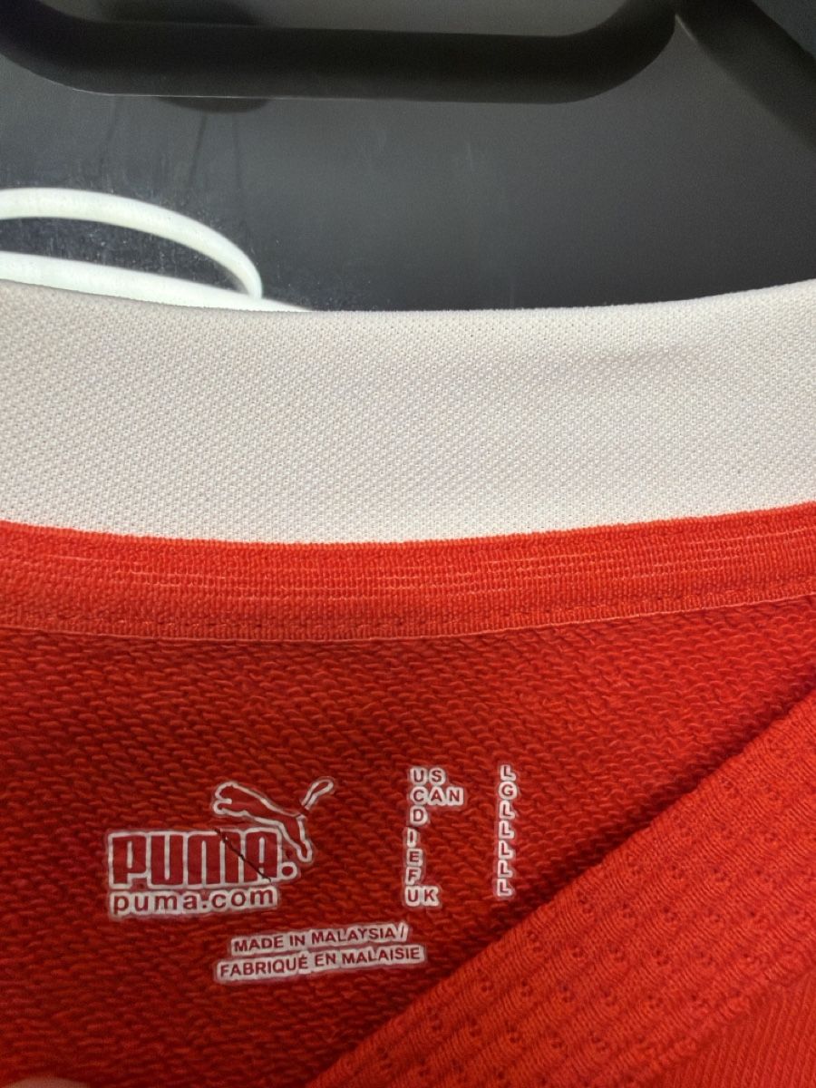 Puma Maglioni & Felpe: Puma Schweiz Pullover rot Langarm Grösse L gebraucht – Usato da Meilen venduto da inanilus93 1