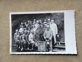 Salzwergwerk Foto AK Vintage