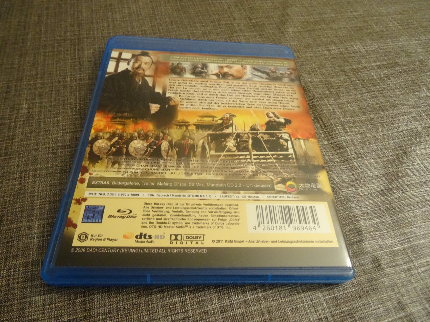 Alle DVDs: Konfuzius - Blu-ray - Chow Yun Fat – Gebraucht aus Olten von Disc-Verkauf 2
