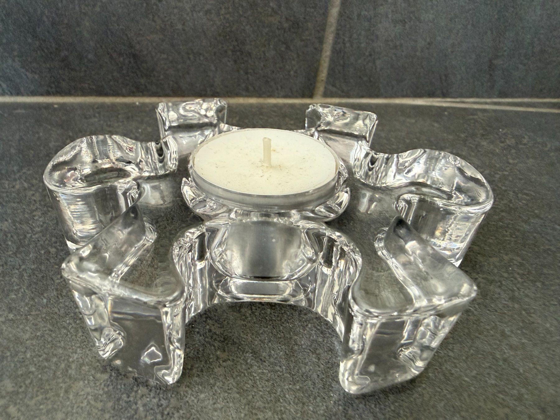 Portacandele: KERZENSTÄNDER   TEELICHT  Windlicht in Puzzleform – Usato da Subingen venduto da ArtBead 1