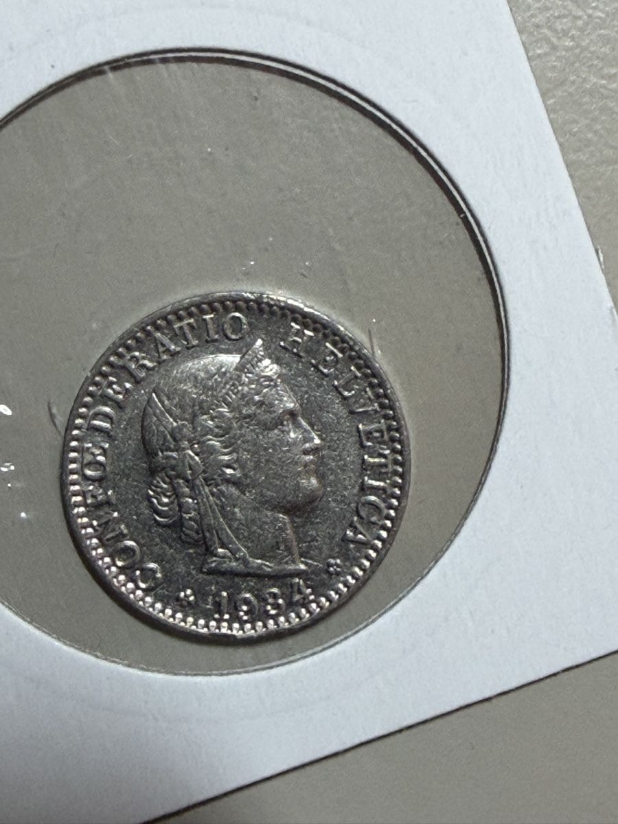 Alle Münzen: CHF 0.20 - 1934 – Gebraucht aus Payerne von Mike1682 1