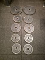 Hantelscheiben K-Tec 2x 10kg, 4x 5kg, 4x 2.5kg
