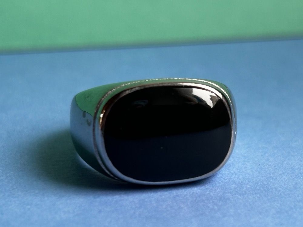 Anelli: Edelstahlring Retro black (54/55) – Usato da Dittingen venduto da Bellevista 2
