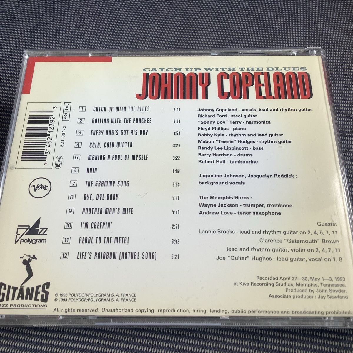 CD: Johnny Copeland - Catch Up With The Blues CD – Usato da herzogenbuchsee venduto da HIFIANER 1