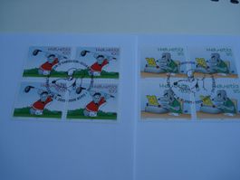 Satz Ulli Stein, Mäuse 2005, FDC Satz + 4erblock, 3 Bel