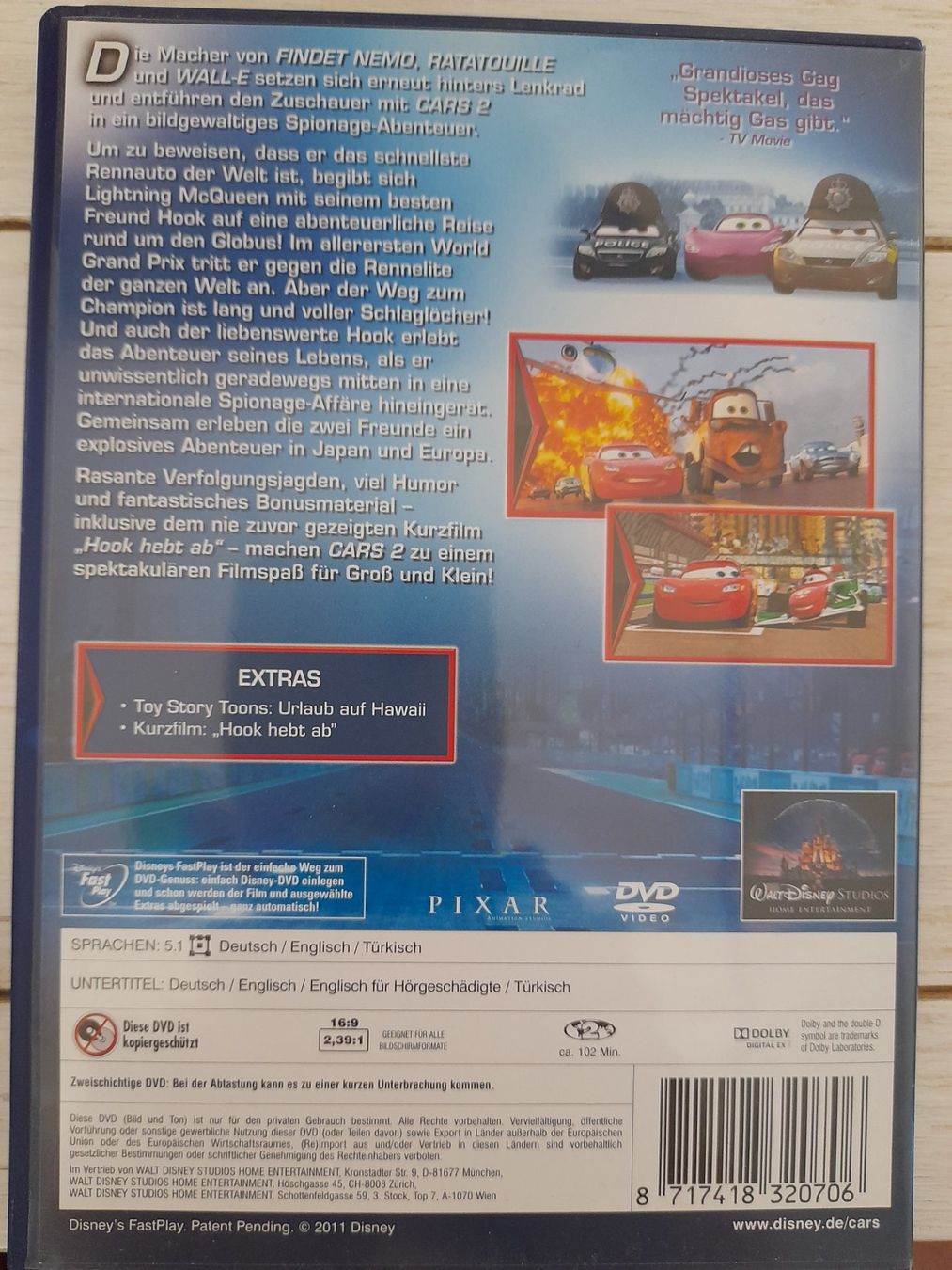 Spielfilme: DVD Cars 2 - Disney Pixar – Gebraucht aus Eiken von  1