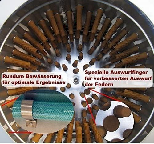 Attrezzatura professionale & Gastronomia: Beeketal BRM2250 Geflügelrupfmaschine – Nuovo e nell'imballaggio originale da Bottighofen venduto da zaap 5