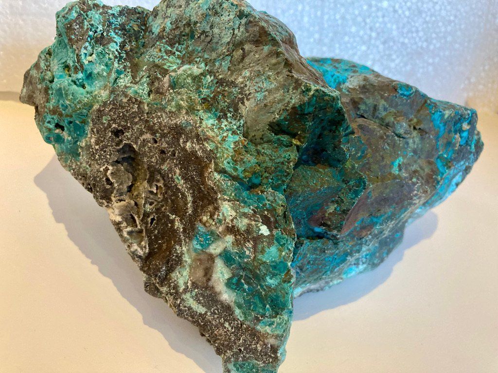 Pietre preziose: Chrysokoll roh  / Unikat – Nuovo (secondo la descrizione) da Biberist venduto da Steine 7