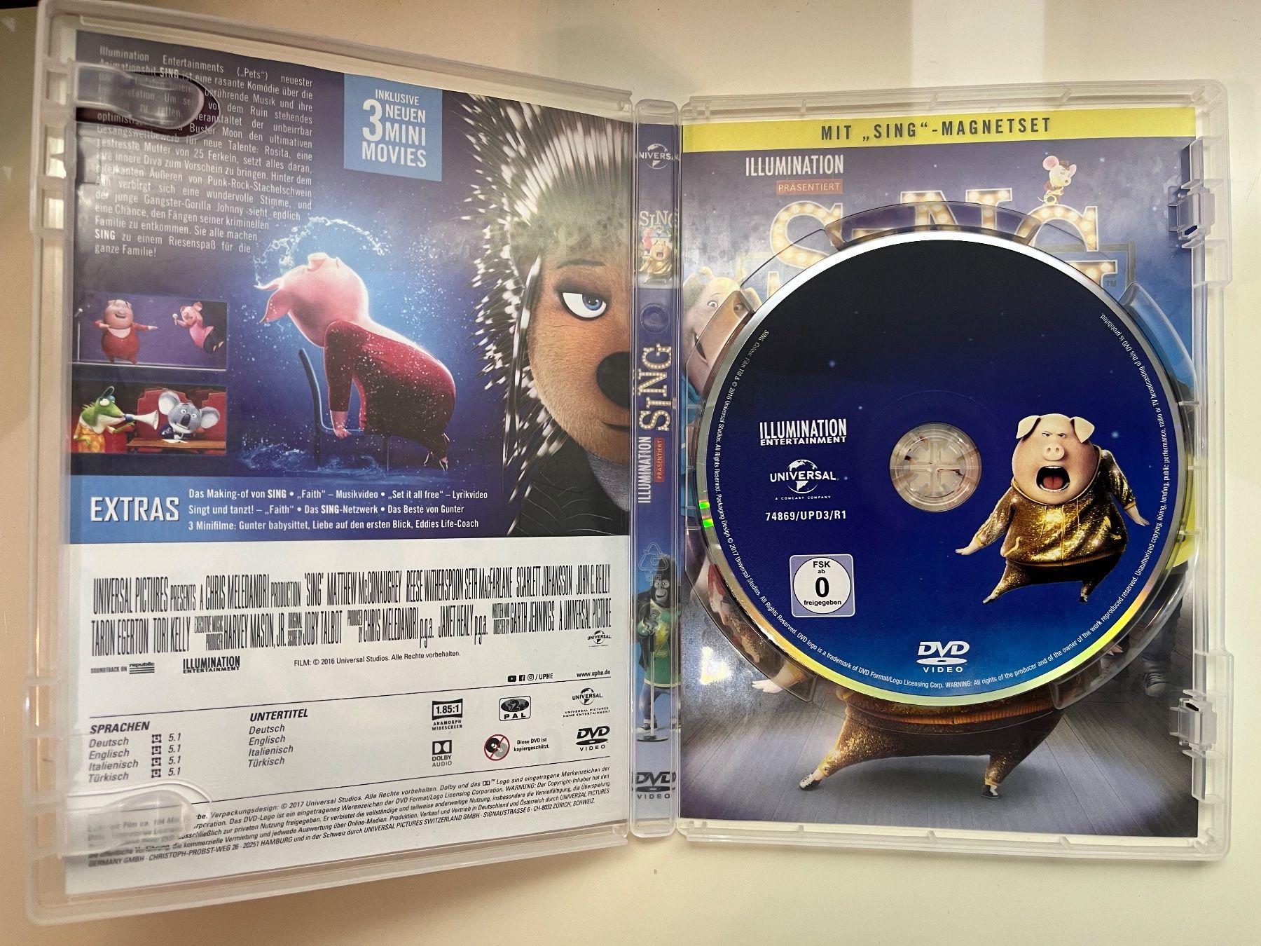 Tutti i DVDs: DVD Spielfilm "Sing" – Usato da Adliswil venduto da Ritchey 2