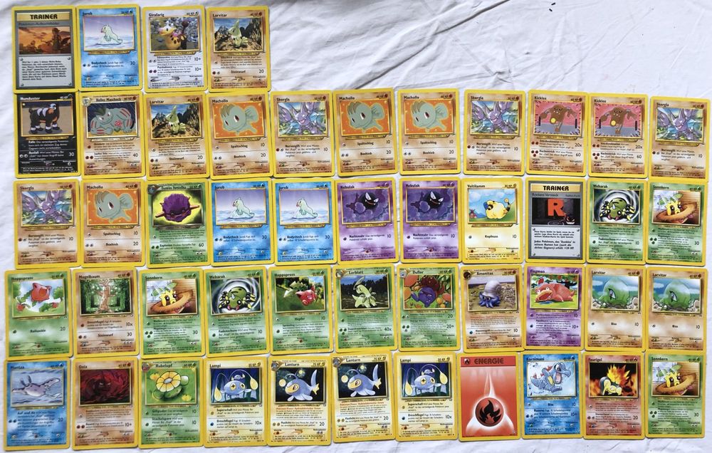 48x Pokémon Karten 19952000/2001 [Deutsch] Kaufen auf Ricardo