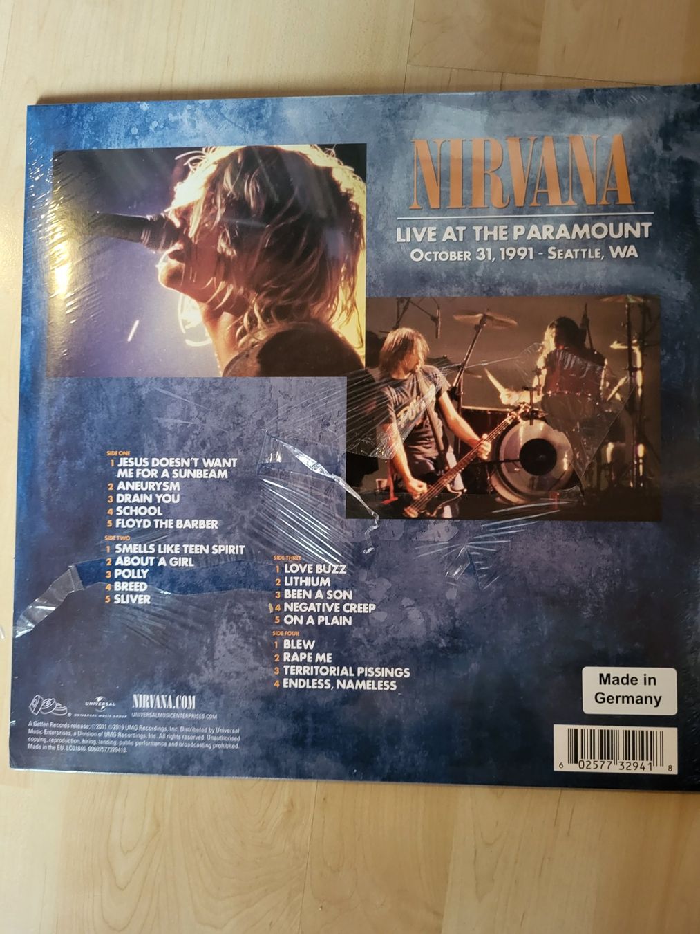 Dischi in vinile: Nirvana - Live At Paramount 2LP (OVP) – Nuovo e nell'imballaggio originale da Thun venduto da Kissthis 1