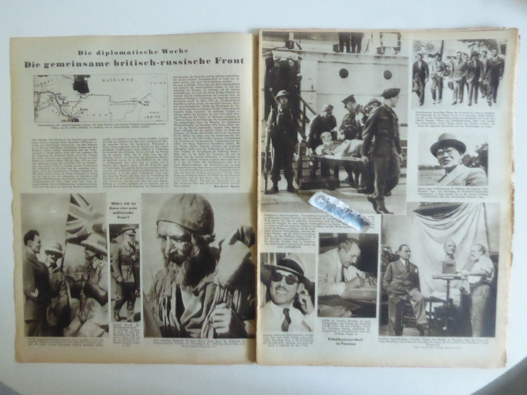 Revues & Magazines: 1941 Schweizer Jllustrierte Zeitung – D'occasion à Zürich par Chaeffeler 1