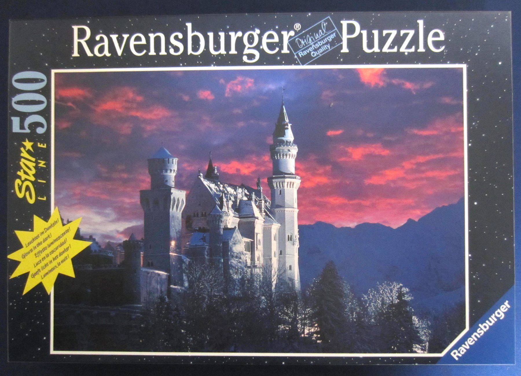 Ravensburger Puzzle: Puzzle Neuschwanstein (leuchtet!) – Nuovo e nell'imballaggio originale da Meggen venduto da Tristar03
