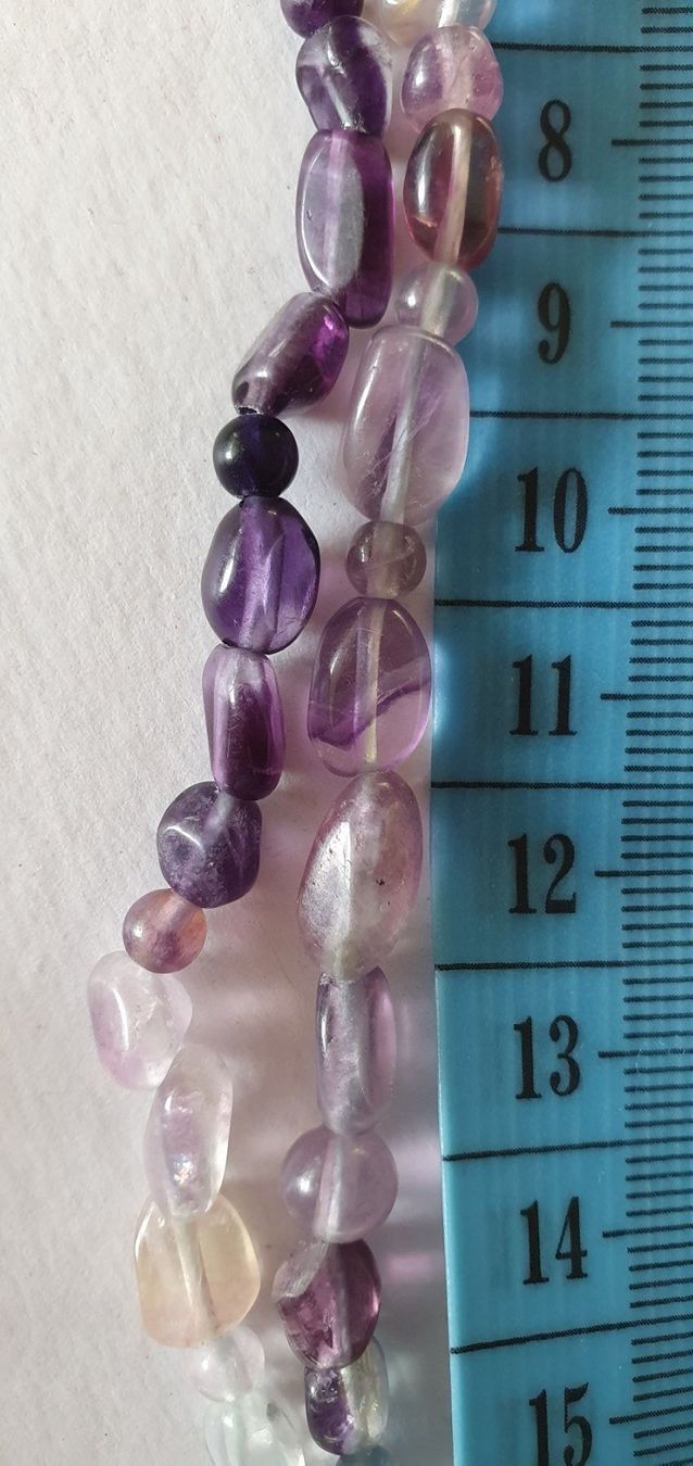 Ketten: Regenboden Fluorit. Kette und Armband – Neu (gemäss Beschreibung) aus Benglen von Meercat3 7