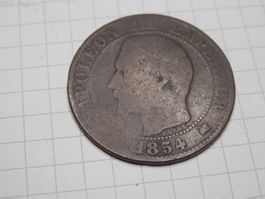 Frankreich 5 Centimes, 1854 Münzzeichen "K" - Bordeaux