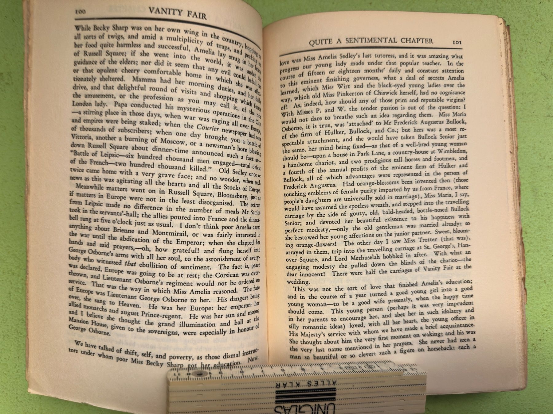 Bücher: W. M. Thackeray: Vanity Fair. – Gebraucht aus Zürich von allp 4