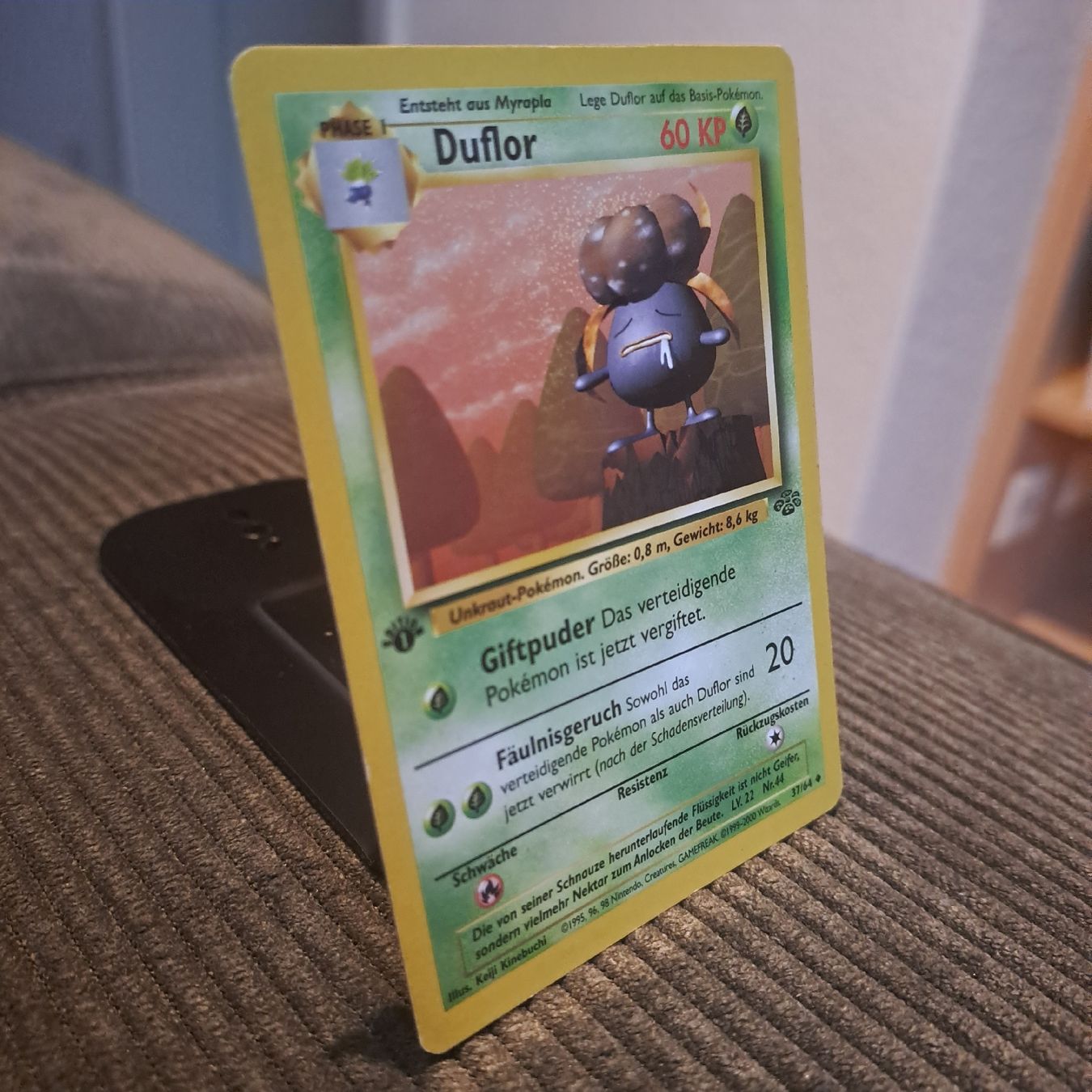 Pokémon Sammelbilder & Trading cards: Duflor, 1. Edition, Jungle Set 37/64 – Gebraucht aus Düdingen von Ruge91 1
