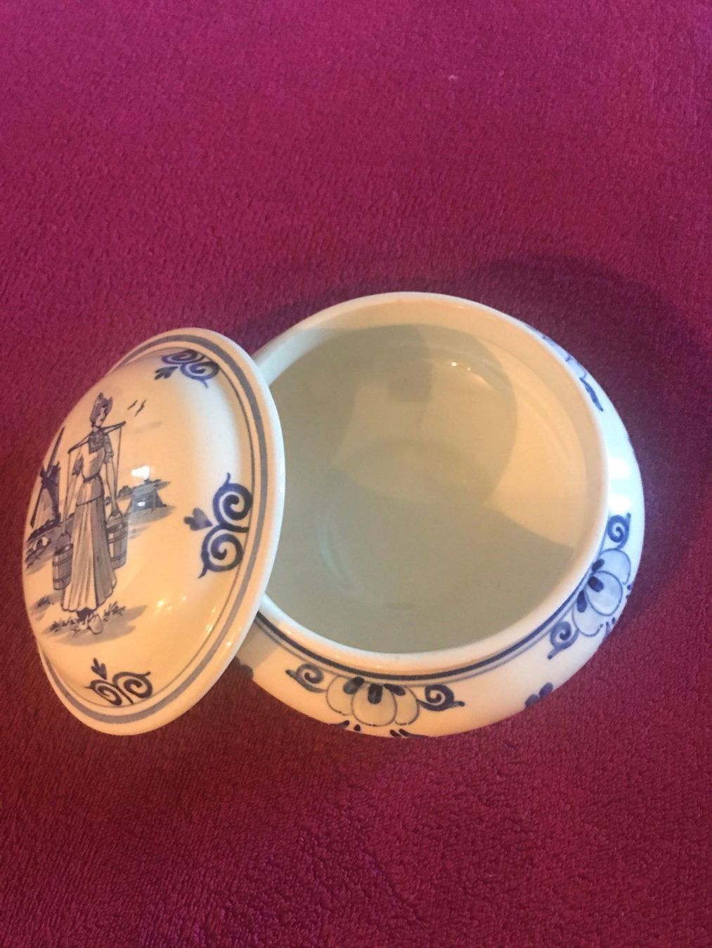 Ciotole: Porzellane Dose Delft – Usato da Mehlsecken venduto da Reymau 2