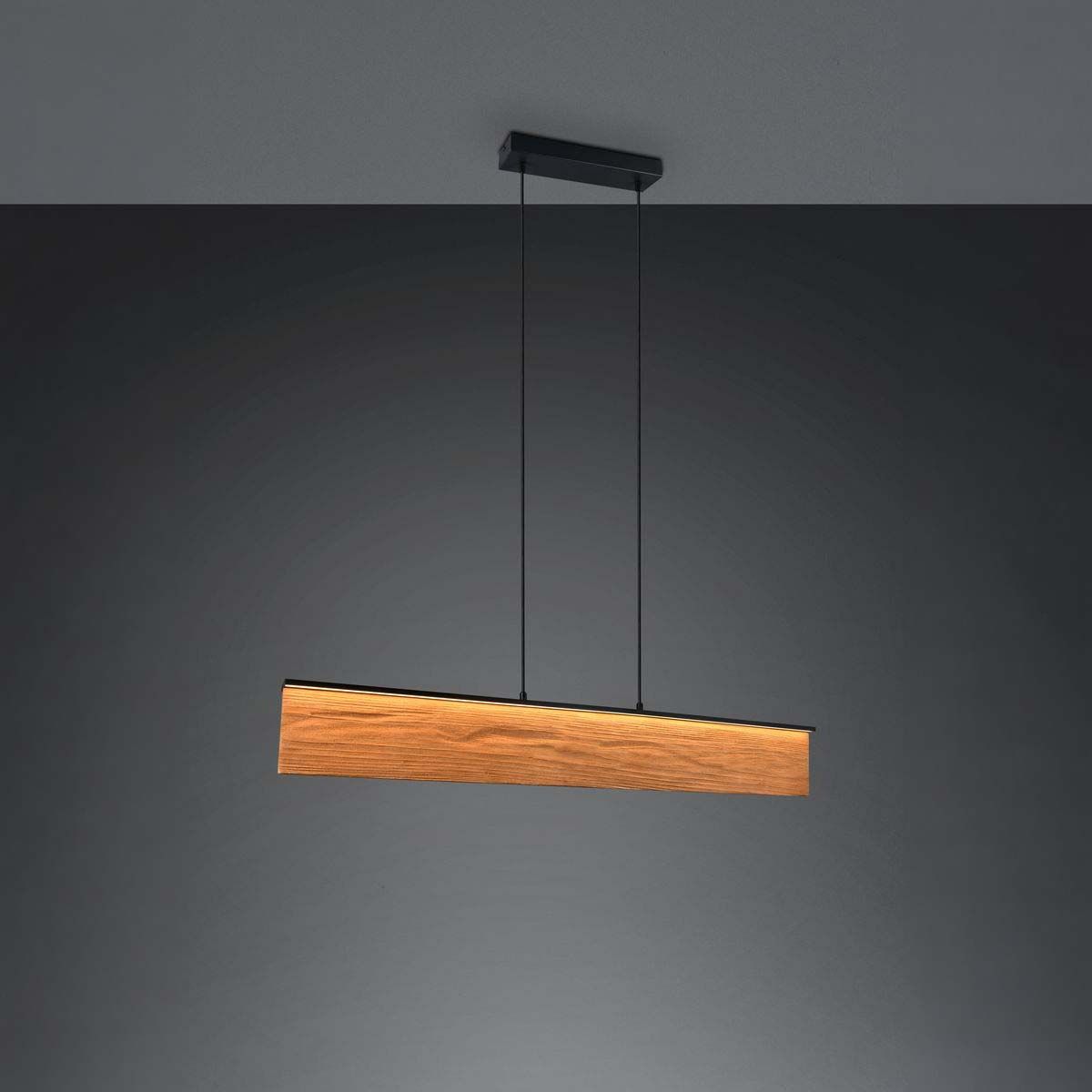 Lampadari & plafoniere: LED Pendelleuchte, Holz, 110 cm x 9 cm – Nuovo (secondo la descrizione) da Kreuzlingen venduto da Smart-Light
