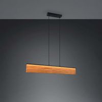 LED Pendelleuchte, Holz, 110 cm x 9 cm