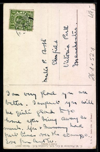 Cartoline postali: A. Thiele: Ein glückliches Neujahr! Kat – Usato da Berlin venduto da bartko-reher 1