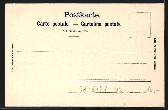 Cartoline postali: Goeschenen, Der grosse Gotthard-Tunnel – Usato da Berlin venduto da bartko-reher 1