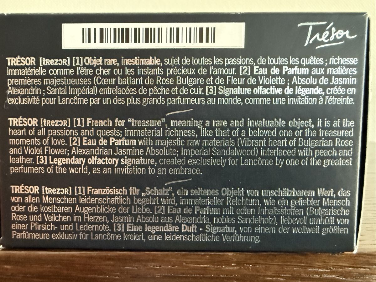 Lancôme Profumi & Eau de Toilette: Lancome Tresor Eau de Parfum 30ml – Nuovo (secondo la descrizione) da Uster venduto da ren_klk8 2