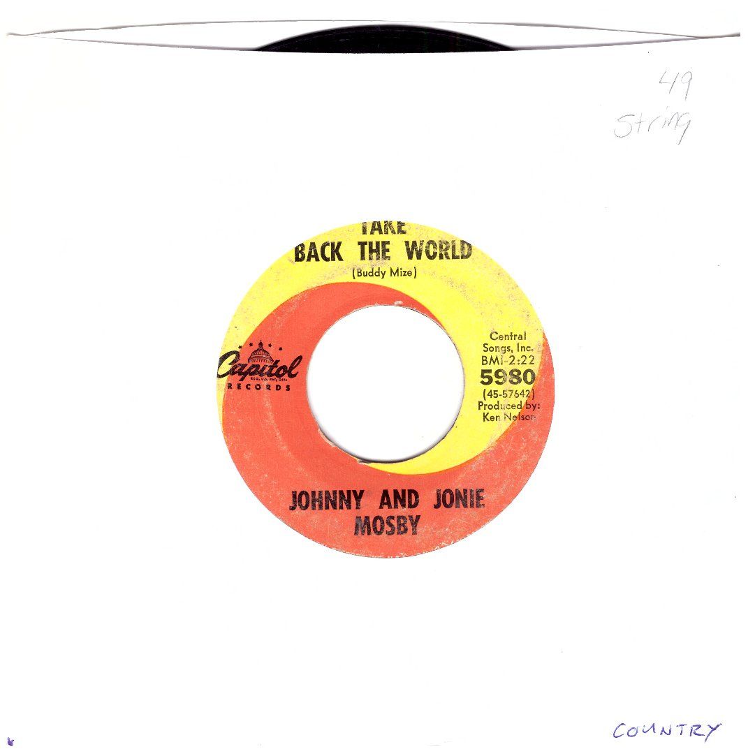 Vinyles: JOHNNY & JONIE MOSBY – D'occasion à Bassersdorf par house-of-vinyl