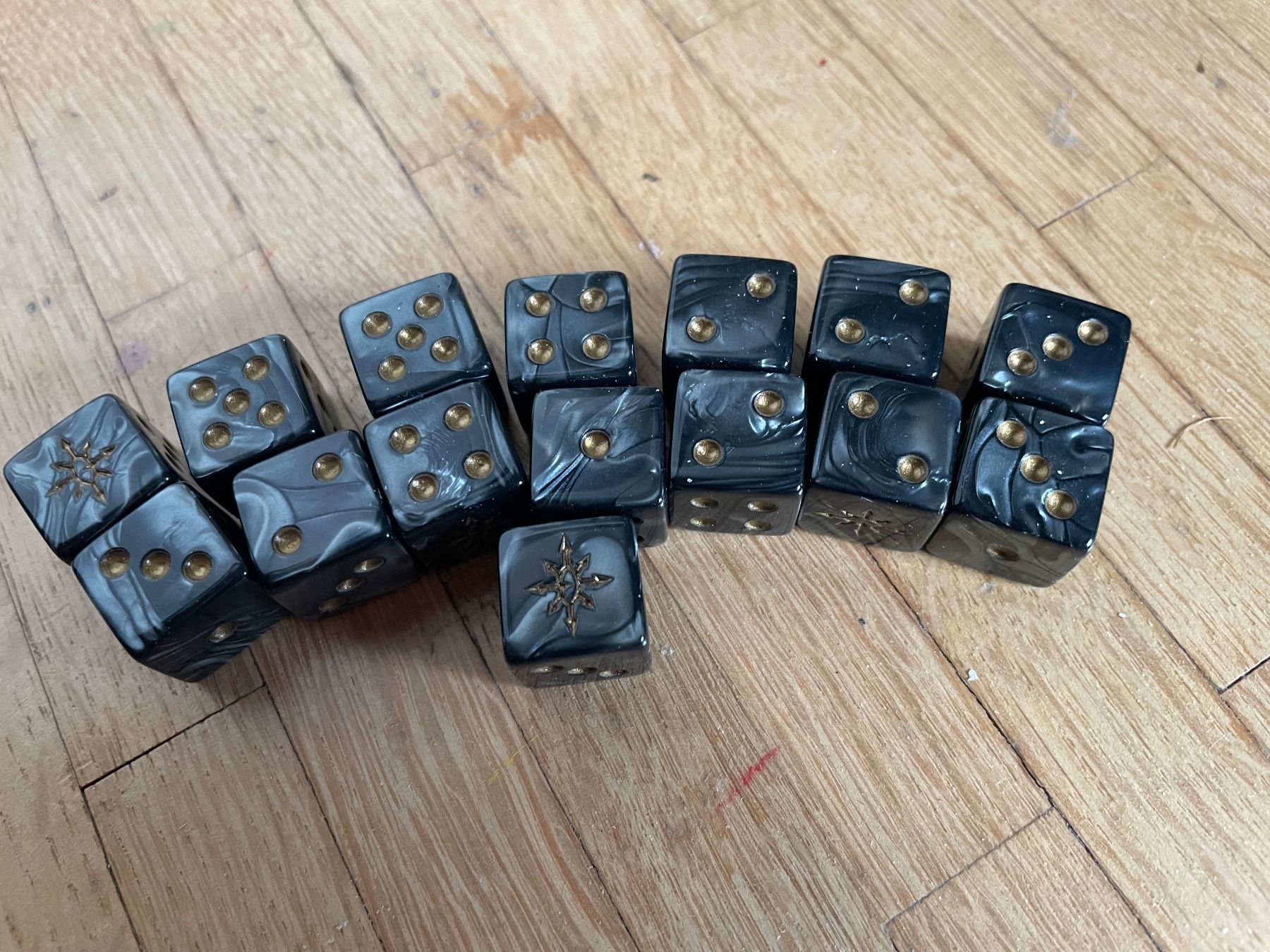 Giochi: WARHAMMER - BLACK LEGION - DICE SET – Nuovo (secondo la descrizione) da Egg b. Zürich venduto da underworld 1