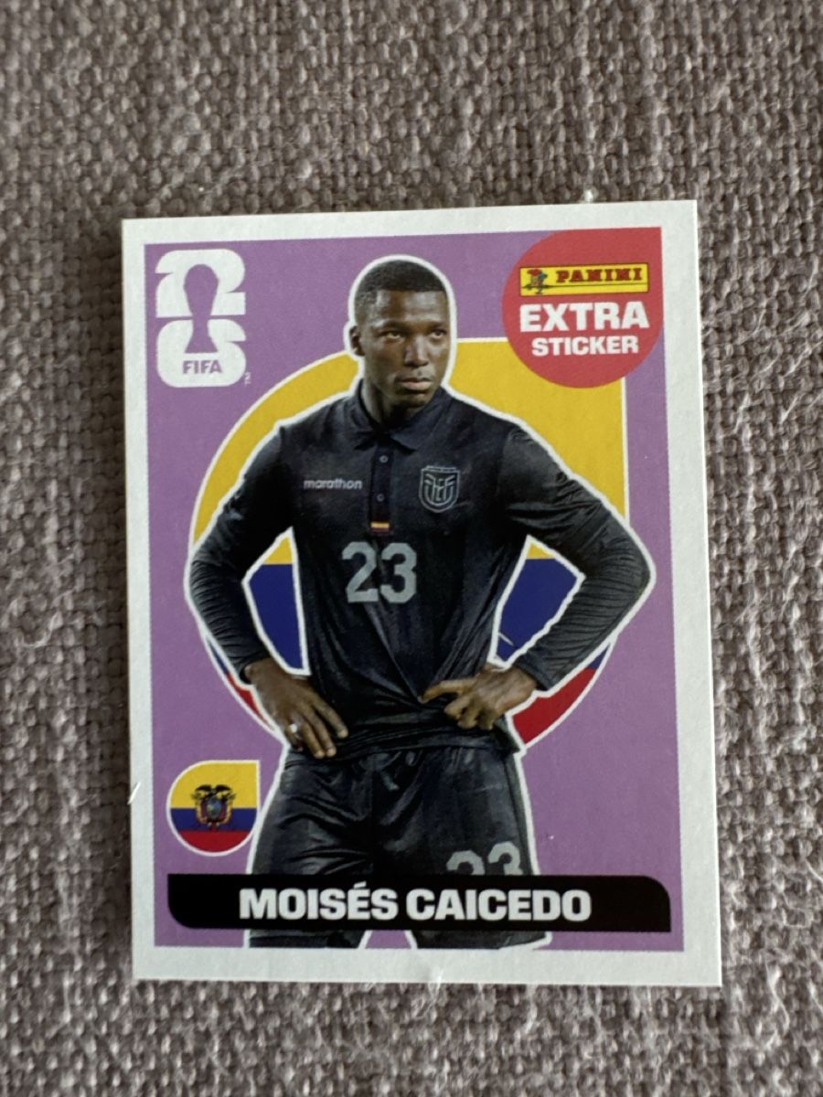 Panini Sammelbilder & Trading cards: WM 2026 Panini extra Sticker Moisés Caicedo Pink – Neu (gemäss Beschreibung) aus Zürich von Stg7 1