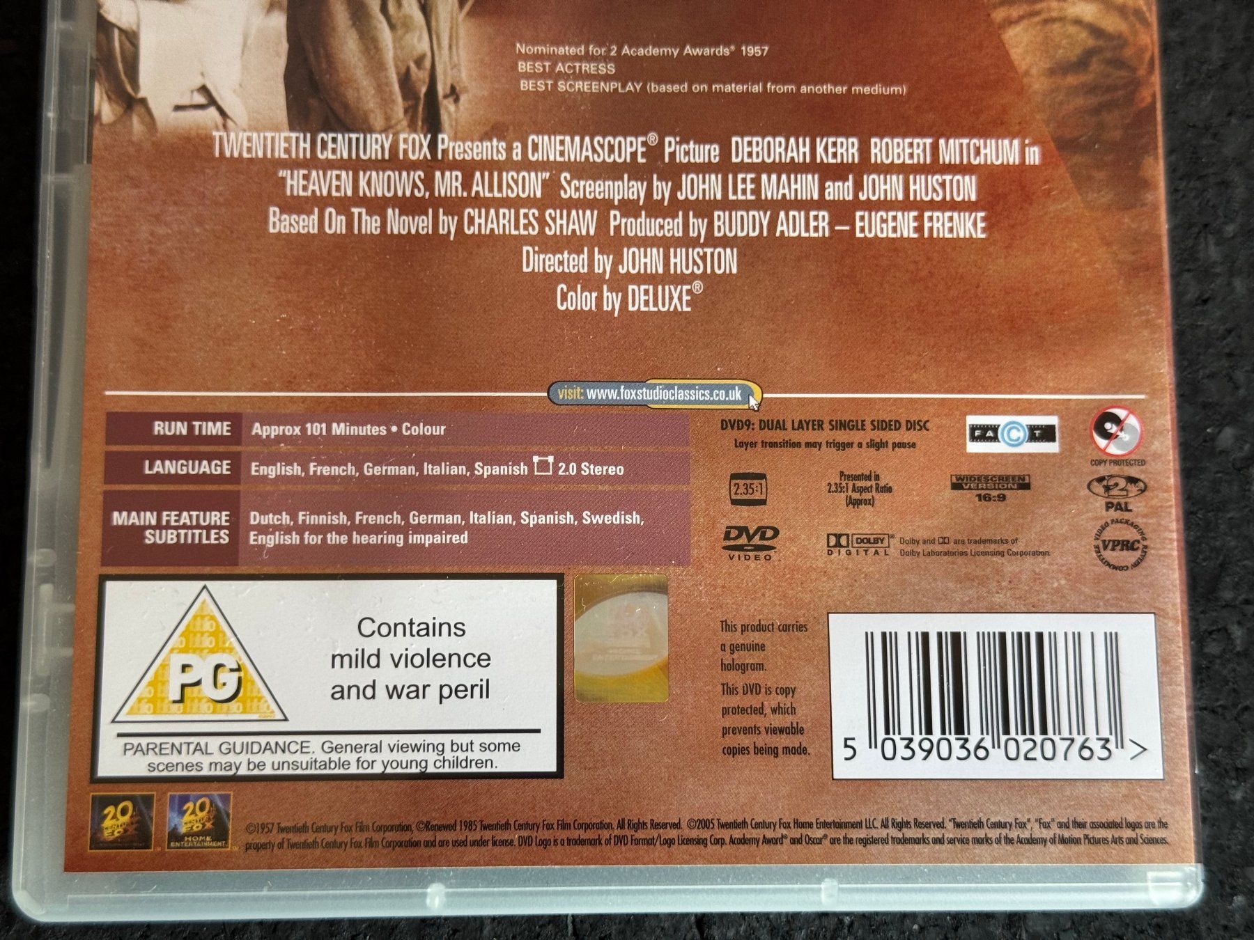 Tutti i DVDs: Heaven Knows Mr. Allison Studio Classic Collection DVD No. 8 – Usato da Fribourg venduto da tschjoly 3