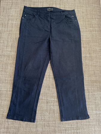 Canda Stoffhose Gr. 42–Dunkelblau–klassisch gerader Schnitt