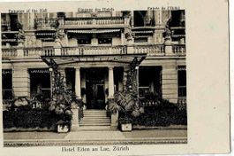 Zürich Hotel Eden 1916