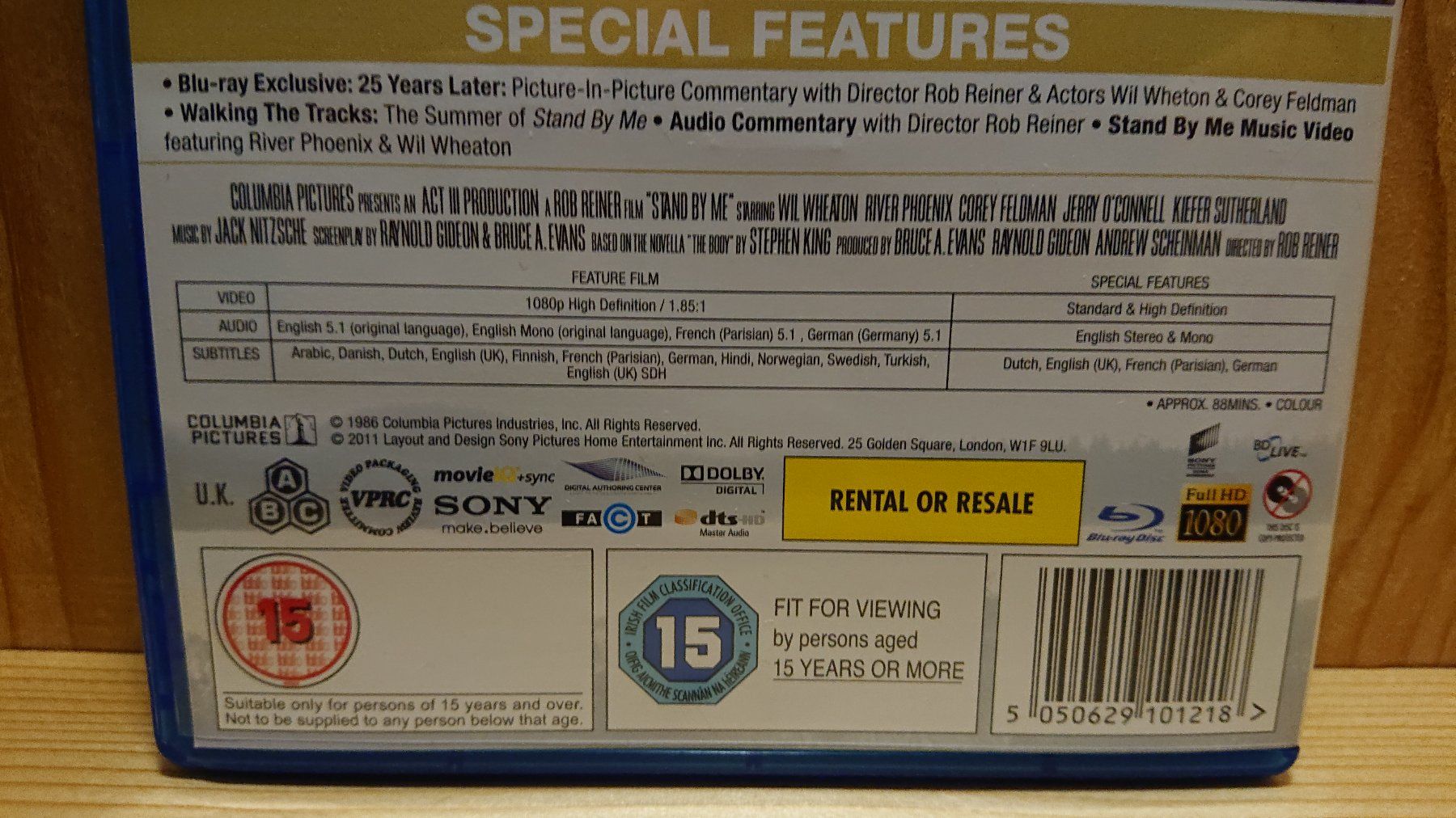 Tutti i DVDs: STAND BY ME Blu-Ray Englisch Version Ton Deutsch ja – Usato da Wilderswil venduto da Exebub 3