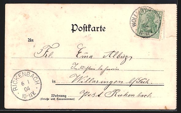 Ansichtskarten: Rorschach, Ortsansicht mit Eisenbahn, Pa – Gebraucht aus Berlin von bartko-reher 1