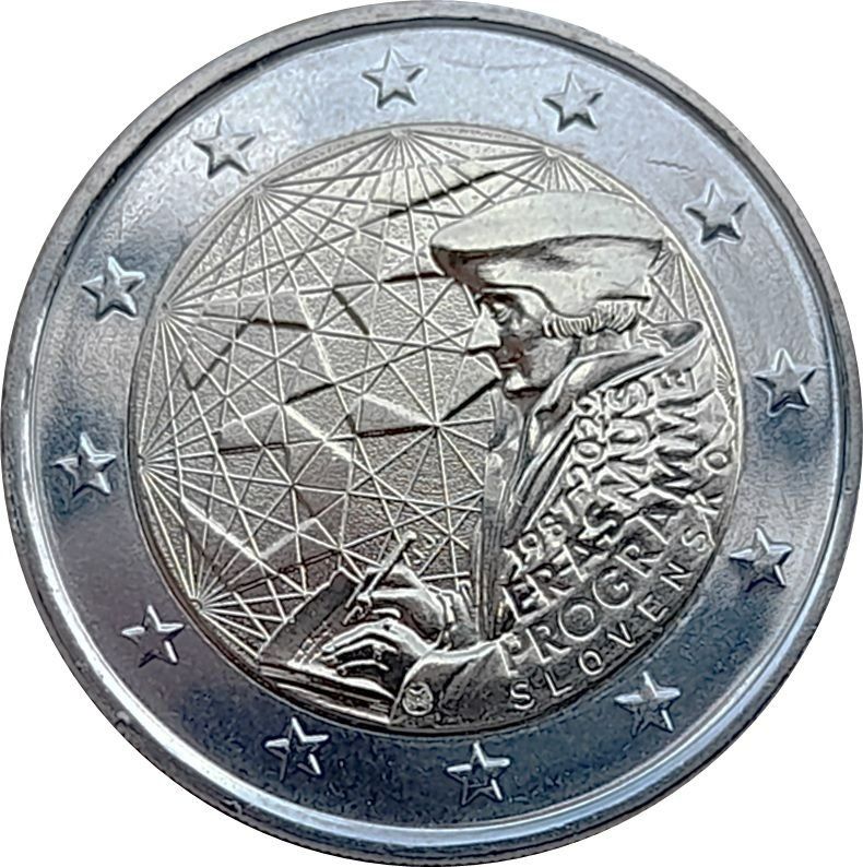 Tutti le monete: Slovakia - 2 Euro (Erasmus Programme) 2022 UNC – Usato da Corcelles NE venduto da AJKader