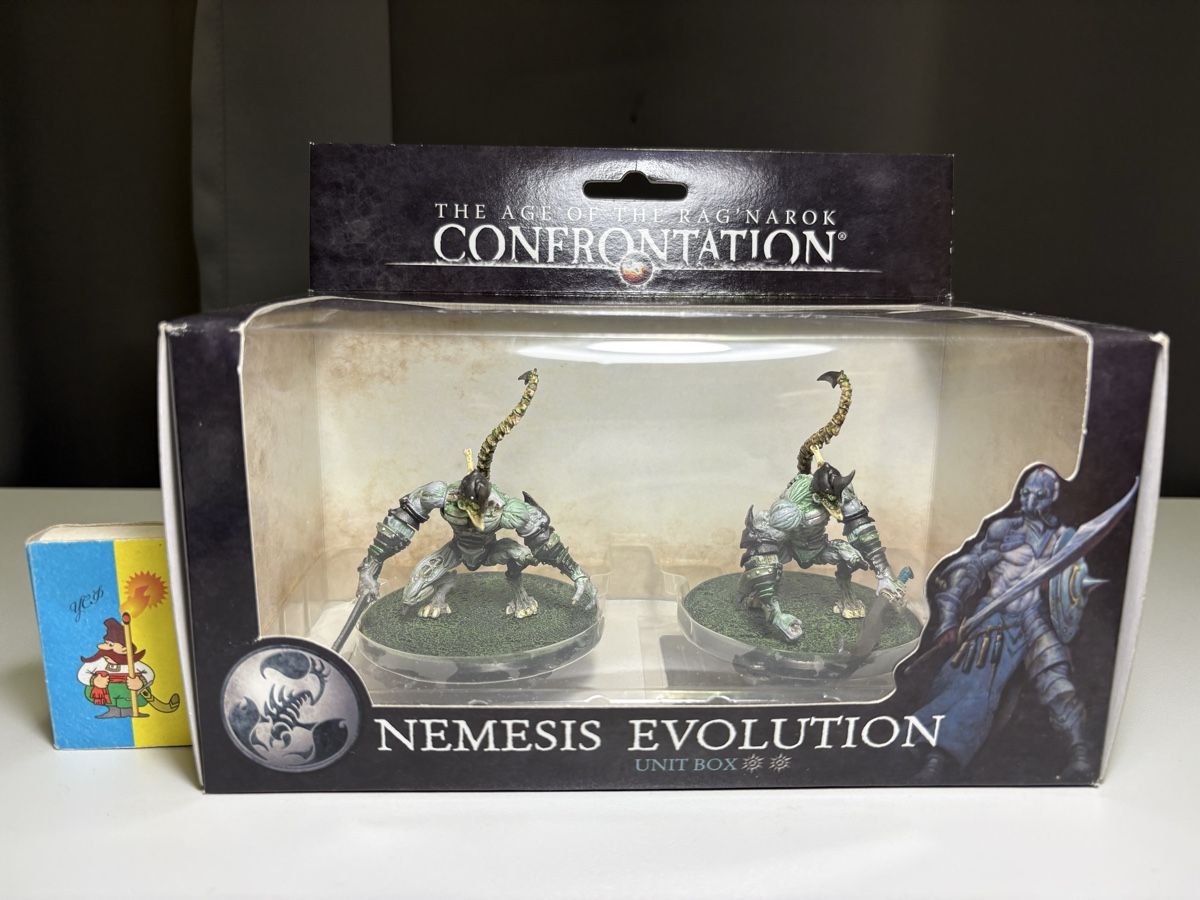 Giochi: Rackham Confrontation: Scorpions Nemesis Evolution Unit Box  – Usato da Birrwil venduto da kaestli