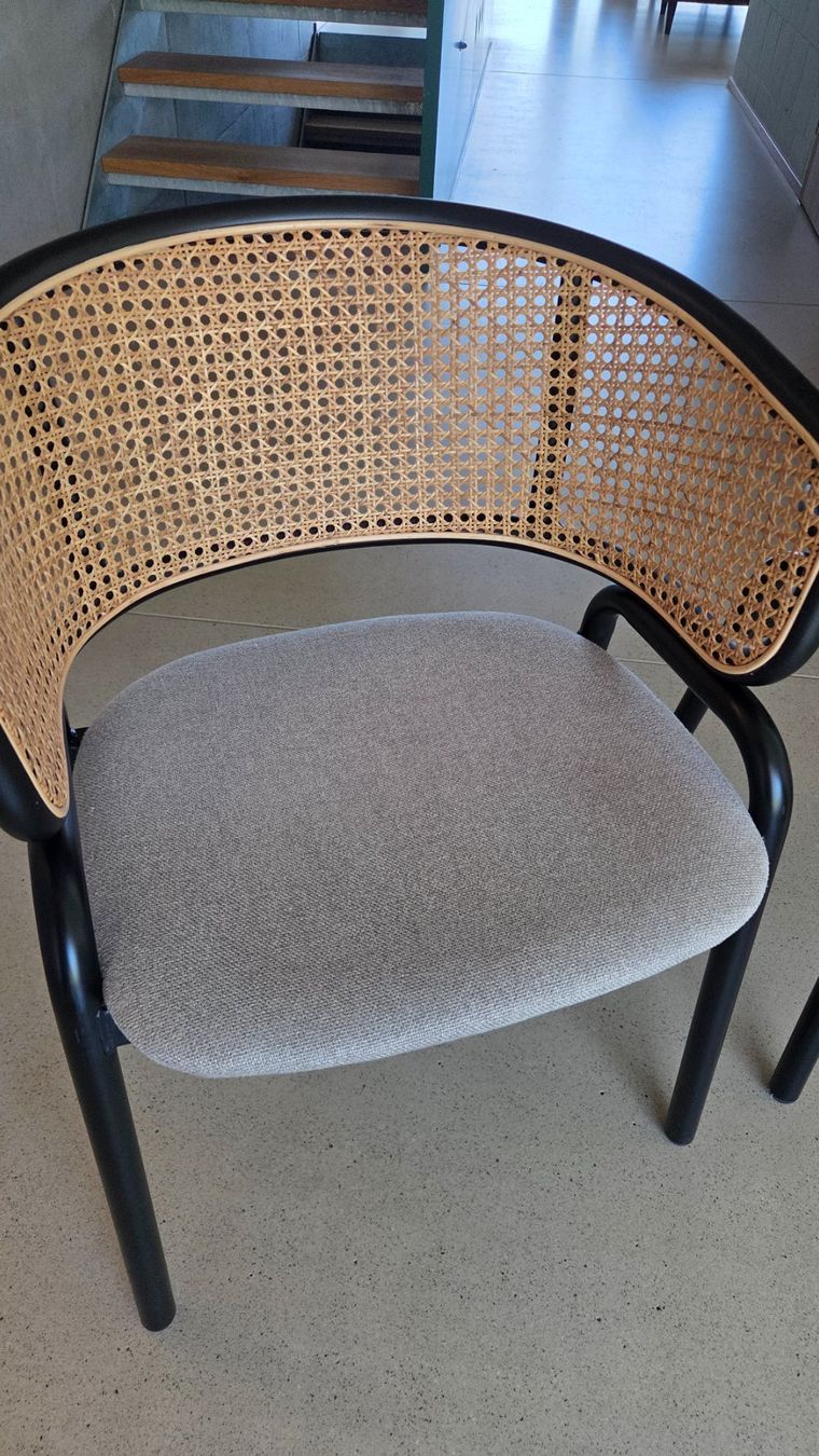 Sedie: 2 Design-Esszimmerstühle mit Rattan-/Korbgeflecht – Usato da Islisberg venduto da mar_5brw 3